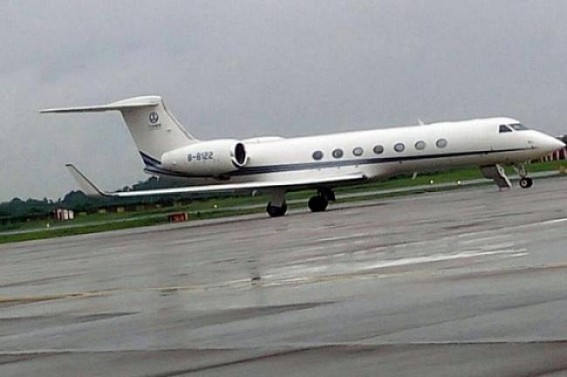 Chinese tycoon's plane leaves from Agartala after repair